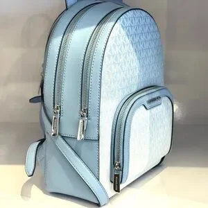 Michael Kors Jaycee Medium Ombré Signature Logo Backpack Light Sky Blue Michael Kors Jaycee Medium Ombré Signature Logo Backpack  main image 3